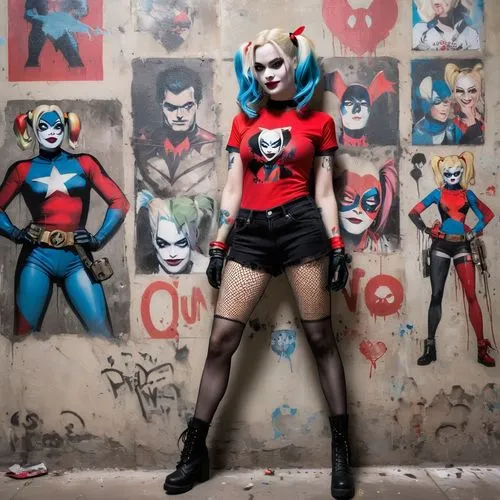 harley quinn,harley,batwoman,gwen,superheroine,bulletgirl,super heroine,puddin,superhero background,comic book,comic characters,comicon,amora,demona,domino,batallion,cosplay image,magik,comic hero,xmen