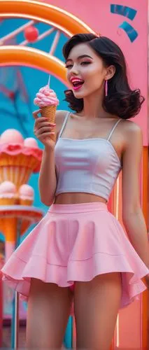 tutti frutti,retro woman,woman with ice-cream,waitress,retro pin up girl,retro diner,retro pin up girls,pink background,pink ice cream,ice cream stand,milkshake,teacups,retro girl,pinup girl,jukebox,rockabella,retro women,horchata,neon tea,neon coffee,Photography,Documentary Photography,Documentary Photography 08