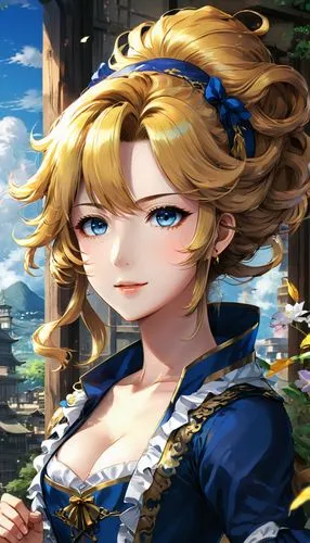 marisa,jessamine,cecilia,darjeeling,lissa,liselotte,gambier,clarisse,pommern,mayapuri,shipka,yuanji,elize,lucelia,violet evergarden,edea,michiru,charlotta,lucetta,milla,Illustration,Japanese style,Japanese Style 03