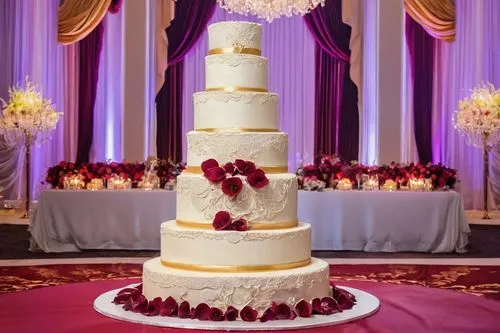 wedding cake,wedding cakes,cutting the wedding cake,sweetheart cake,wedding cupcakes,wedding decoration,cake buffet,chiavari chair,purple and gold foil,a cake,the cake,cake stand,cream and gold foil,wedding reception,wedding banquet,red velvet cake,white cake,silver wedding,golden weddings,table arrangement,Conceptual Art,Daily,Daily 24