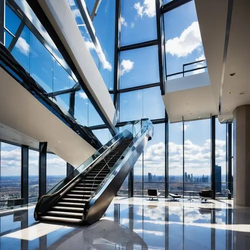 the observation deck,skywalks,skywalk,glass wall,observation deck,skybridge,glass facade,structural glass,atriums,skydeck,pedway,glass building,glass roof,glass facades,penthouses,daylighting,elevators,skyways,sky city tower view,foyer,Illustration,Realistic Fantasy,Realistic Fantasy 09