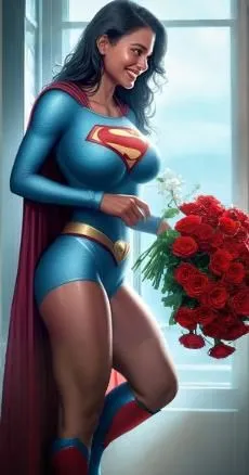 superwoman holding flowers,super woman,super heroine,wonderwoman,wonder woman,wonder woman city,happy day of the woman,holding flowers,flower delivery,wonder,womens day,super,international women's day