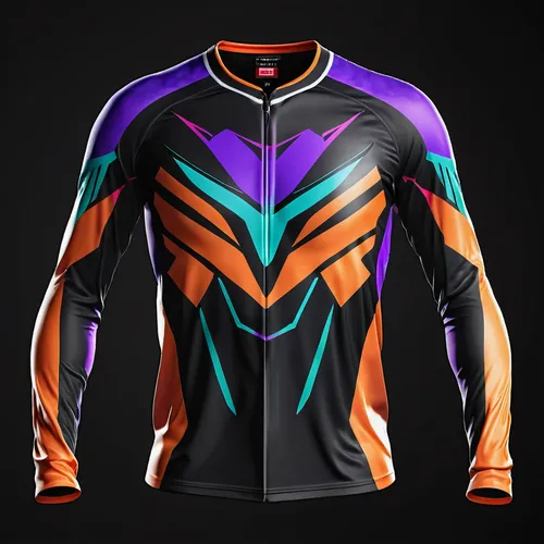 bicycle jersey,bicycle clothing,sports jersey,gradient mesh,80's design,bike colors,cycle sport,motorcross,high-visibility clothing,maillot,sports gear,long-sleeve,apparel,cycle polo,abstract design,two color combination,stelvio yoke,sports uniform,motorcycle racer,gradient effect,Photography,General,Realistic