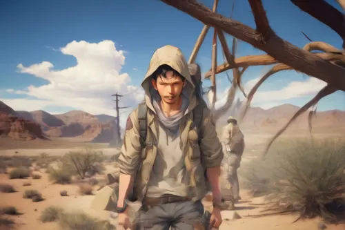 capture desert,male character,hooded man,desert background,desert,desert flower,game character,croft,the desert,primitive person,the wanderer,salt desert,main character,desert fox,jerboa,desert run,desert buzzard,nomad,weather-beaten,primitive man