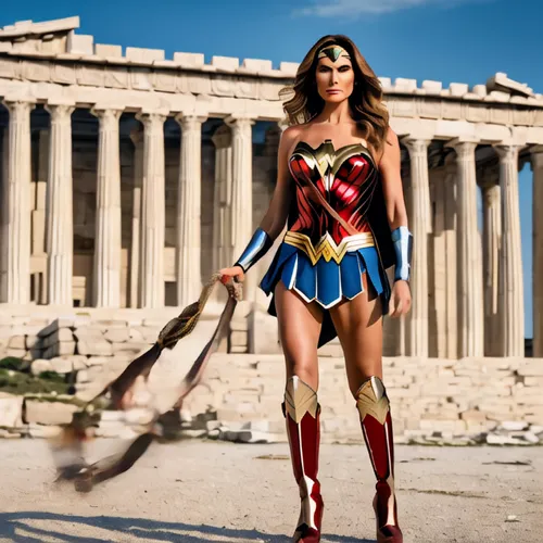 wonder woman city,goddess of justice,wonderwoman,wonder woman,super heroine,super woman,figure of justice,wonder,woman power,lady justice,woman strong,strong woman,digital compositing,lasso,strong wom