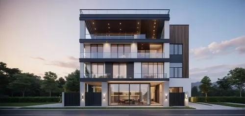 Residence Building,Villa,penthouses,modern house,inmobiliaria,residential tower,condominia,modern architecture,townhome,multistorey,block balcony,townhomes,glass facade,residencial,cubic house,contemp