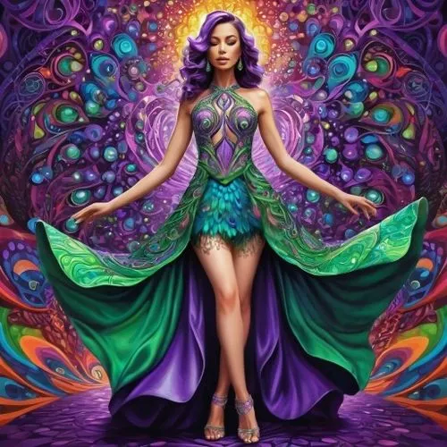 fairy peacock,crown chakra,faerie,psytrance,the enchantress,magickal