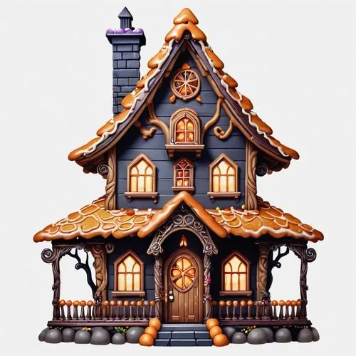 the gingerbread house,gingerbread house,fairy house,houses clipart,crispy house,gingerbread houses,Illustration,Abstract Fantasy,Abstract Fantasy 11