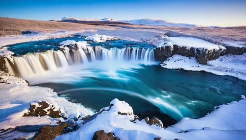 godafoss,iceland,eastern iceland,skogafoss,kirkjufell river,ice landscape,ice castle,glacial melt,bond falls,united states national park,flowing water,gufufoss,niagara falls,water glace,seljalandsfoss,inner mongolian beauty,frozen water,water fall,waterfalls,tibet,Illustration,Abstract Fantasy,Abstract Fantasy 12