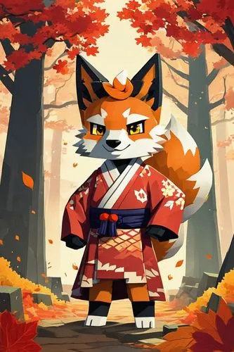 kitsune,hakama,samurai,yukata,inari,yukai,garrison,ninomaru,samurai fighter,shingen,hiromasa,okami,yumiko,sharaku,momiji,daimyo,jubei,funakoshi,kyodan,kunimitsu,Unique,Pixel,Pixel 03