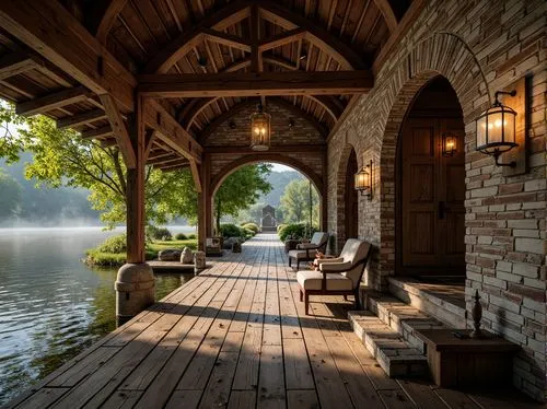 boathouse,summer cottage,house with lake,house by the water,montreat,boat house,lake view,boat dock,cottage,front porch,lakeside,muskoka,leatherstocking,rockbridge,mohonk,lodge,porch,the cabin in the mountains,porch swing,log home