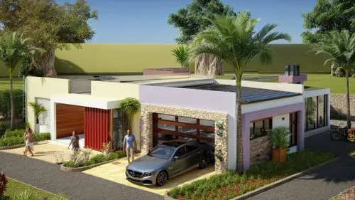 residencial,3d rendering,car showroom,carports,sketchup,townhomes,Photography,General,Realistic