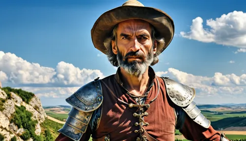 don quixote,thracian,goatherd,east-european shepherd,caucasus,ortahisar,yuvarlak,turunç,bayan ovoo,pieniny,eminonu,digital compositing,cossacks,conquistador,dimitrios,elvan,pilgrim,abraham,male character,peloponnes,Photography,General,Realistic