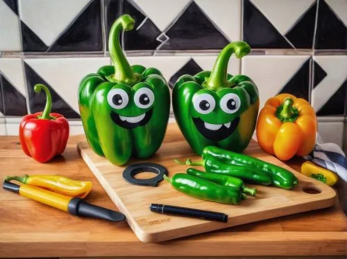 bellpepper,green paprika,green bell peppers,vegetable pan,green pepper,colorful peppers,bell peppers and chili peppers,bell peppers,jalapenos,serrano peppers,colorful vegetables,green bell pepper,cooking vegetables,bell pepper,cucumber  gourd  and melon family,sweet peppers,kawaii vegetables,capsicums,kitchen tools,food icons,Illustration,Realistic Fantasy,Realistic Fantasy 39