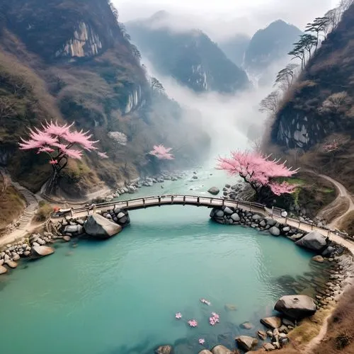 guizhou,huadong,wenchuan,dragon bridge,yunnan,tianchi,tamenglong,sichuan,the valley of flowers,taroko,guilin,shaoming,mountain spring,wudang,huanglong,yangtze,ha giang,rainbow bridge,scenic bridge,gioc village waterfall,Unique,Design,Logo Design