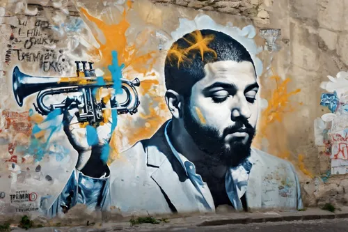 man with saxophone,saxophone playing man,saxophonist,trumpet player,jazz,mural,trumpet climber,trumpet,sax,trumpeter,local trumpet,saxophone player,castro,berlin-kreuzberg,trumpet-trumpet,trombone player,trumpet gold,lisbon,graffiti art,lisboa