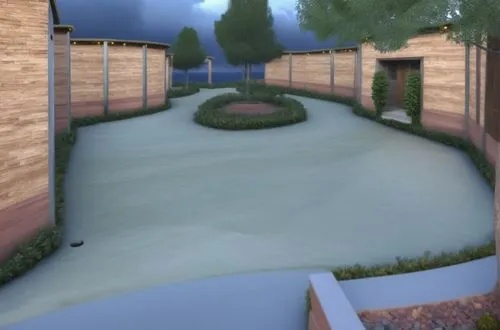 3d rendering,sketchup,3d rendered,driveways,pathway,render,mini golf course,townhomes,walkway,rendered,3d render,minigolf,driveway,virtual landscape,entry path,bicycle path,renders,walkways,rendering,golf course background