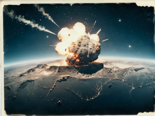 asteroid,asteroids,meteor,detonation,nuclear explosion,explosion destroy,meteorite impact,atomic age,explosions,doomsday,meteoroid,burning earth,explosion,exploding head,meteorite,explode,atomic bomb,exploding,plasma bal,fireball,Photography,Documentary Photography,Documentary Photography 03