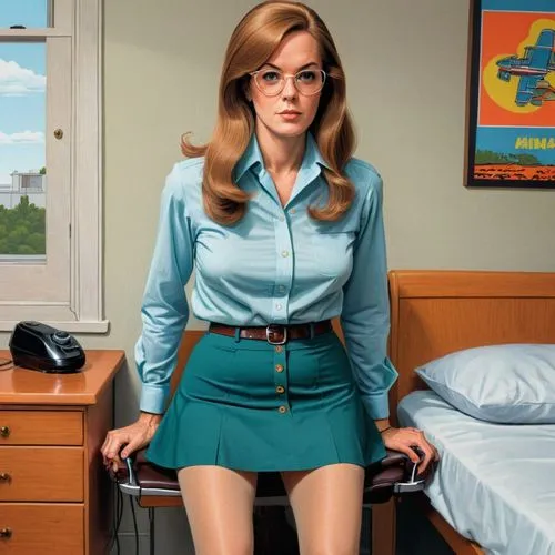 brubaker,secretarial,female doctor,scully,sekowsky,pam,ann margaret,retro woman,secretaria,eggleston,chairwoman,secretary,perrine,female nurse,mcginnis,office chair,model years 1960-63,woman sitting,marymccarty,whitmore,Illustration,American Style,American Style 15