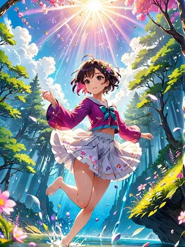 japanese sakura background,kumiko,chieri,sakura background,nanako,spring background,tanabata,springtime background,colorful background,kururi,fairy world,megumi,rimi,forest background,miku maekawa,himeno,kanako,yanmei,japanese floral background,wonderland,Anime,Anime,Realistic