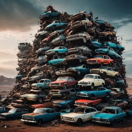 car cemetery,scrapyard,car recycling,scrapyards,stack of tires,junk yard,junkyard,scrappage,scrap car,metal pile,cars cemetry,trash land,salvage yard,junkyards,scrap yard,wastepile,car sculpture,car scrap,tunick,3d car wallpaper,Photography,General,Fantasy