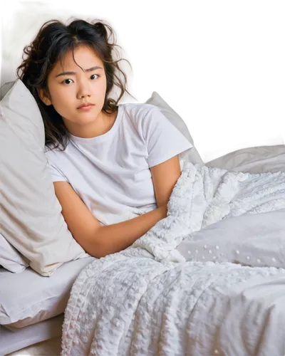 girl in bed,woman on bed,pmdd,premenstrual,girl on a white background,bed,relaxed young girl,asian woman,doona,pillowtex,bedsheet,pajama,bedspreads,hypomanic,bedwetting,endometriosis,asian girl,pagi,japanese woman,pillowcase,Illustration,Japanese style,Japanese Style 20