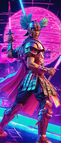 cyberpunk,laser sword,cyber,nebula guardian,llenn,cg artwork,alien warrior,magenta,samurai,cyberspace,laser,80's design,80s,symetra,star-lord peter jason quill,scifi,plasma bal,cyber glasses,nova,emperor,Conceptual Art,Sci-Fi,Sci-Fi 28