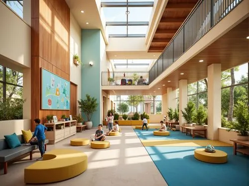 school design,children's interior,atriums,mid century modern,googleplex,interior modern design,nurseries,cohousing,nursery,modern office,playrooms,mid century house,smart house,modern decor,wintergarden,contemporary decor,lobby,shorecrest,genentech,breezeway