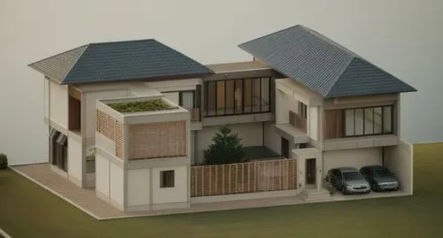 3d rendering,two story house,modern house,residential house,small house,floorplan home,house shape,house drawing,build by mirza golam pir,garden elevation,frame house,folding roof,eco-construction,wooden house,cubic house,housebuilding,house floorplan,model house,smart house,render,Photography,General,Cinematic