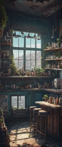 kitchen,flower shop,the kitchen,kitchen shop,greenhouse,apothecary,watercolor tea shop,pantry,big kitchen,tearoom,abandoned place,violet evergarden,lost place,kitchen interior,terrarium,deli,bakery,merchant,watercolor cafe,breakfast room,Photography,Documentary Photography,Documentary Photography 16