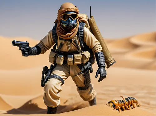 sandstorm,desert fox,erbore,capture desert,beekeeper,dune 45,hazmat suit,sand fox,merzouga,scarab,kosmus,desert locust,war monkey,desert background,combat medic,patrols,libyan desert,boba,sahara desert,desert run,Unique,3D,Garage Kits