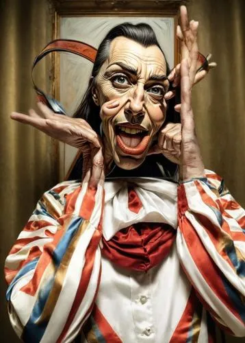 pagliacci,norota,horror clown,echenique,a wax dummy,creepy clown,pierrot,nardwuar,scary clown,morbius,vladislaus,temime,waxwork,el salvador dali,twisty,freakshow,shobna,bonaparte,berberian,it