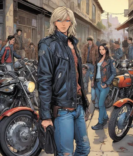 motorcycles,motorbike,motorcycle,biker,motorcycling,family motorcycle,harley-davidson,sci fiction illustration,harley davidson,motorcyclist,motorcycle racer,motorcycle tour,birds of prey,no motorbike,birds of prey-night,the long-hair cutter,renegade,bikes,steve rogers,harley,Digital Art,Comic