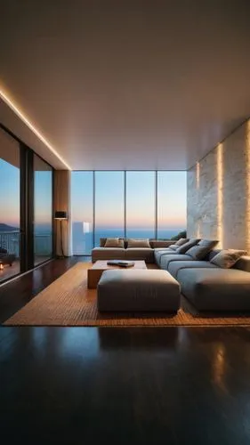 penthouse apartment,great room,modern room,sleeping room,sky apartment,modern living room,luxury home interior,interior modern design,glass wall,livingroom,loft,living room,crib,dunes house,ocean view,modern decor,interior design,bedroom,luxury property,hardwood floors