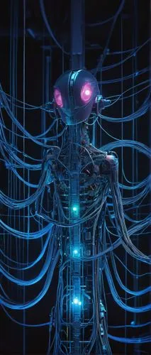 electrophysiologist,augmentation,nervous system,medical concept poster,modulator,neurone,cybernetic,cybernet,electro,automaton,endoskeleton,cyborg,mechanoid,cybernetically,medical illustration,cyberia,cyberian,humanoid,automata,neuralgia,Illustration,Paper based,Paper Based 17