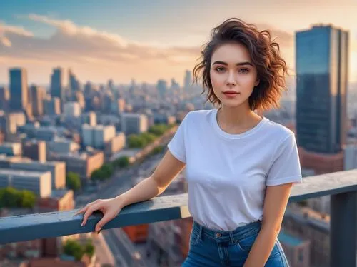 portrait background,city ​​portrait,girl in t-shirt,girl in a long,landscape background,portrait photography,management of hair loss,creative background,above the city,jeans background,photographic background,artificial hair integrations,girl portrait,girl sitting,female model,isolated t-shirt,japanese background,asian woman,chinese background,japanese woman,Conceptual Art,Daily,Daily 07