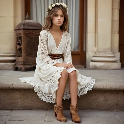 country dress,white winter dress,vintage dress,girl in white dress,vintage girl,vintage angel,jessamine,little girl dresses,flower girl,relaxed young girl,doll dress,girly,white dress,romantic look,lily-rose melody depp,wedding dress,robe,peignoir,a girl in a dress,princesse