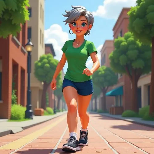 adrien,female runner,tracer,running,emara,jogging