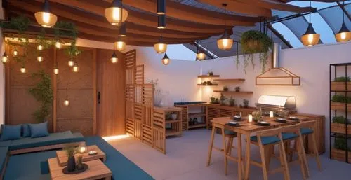 loft,3d rendering,modern kitchen interior,kitchen design,interior modern design,japanese-style room,Photography,General,Realistic