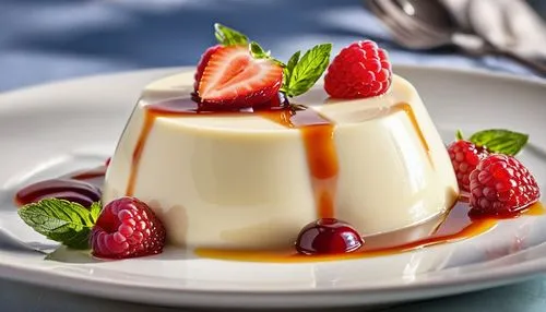 white chocolate mousse,panna cotta,pannacotta,creme caramel,mascarpone,semifreddo,cream cheese cake,cheese cake,mango pudding,gelatin dessert,crème anglaise,cheesecake,vanilla pudding,sweetened condensed milk,tres leches cake,cream topping,almond jelly,condensed milk,strawberry dessert,zuppa inglese,Photography,General,Realistic