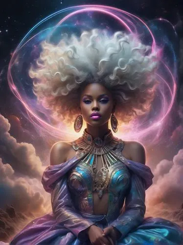 afrofuturism,afrocentrism,ororo,womanism,oshun,niobe,Conceptual Art,Fantasy,Fantasy 01