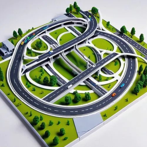 scalextric,race track,highway roundabout,superhighways,oval track,autodromo,Unique,3D,Isometric