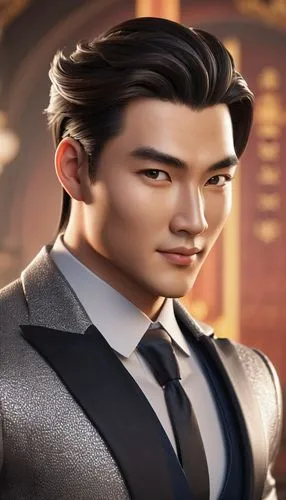 jiangdong,xufeng,fuliang,zhipeng,siwon,kaneshiro,Unique,3D,3D Character