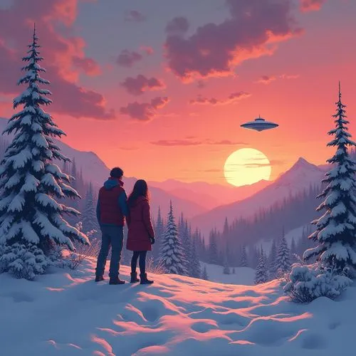 winter background,romantic scene,christmas snowy background,snow scene,snowy landscape,loving couple sunrise,snow landscape,winter night,winter dream,winter landscape,warmth,winter sky,snowshoers,romantic night,winter magic,landscape background,twilight,warmest,mountain sunrise,honeymoon,Conceptual Art,Sci-Fi,Sci-Fi 12