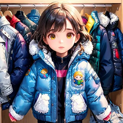 parka,kumiko,snowsuit,winter clothing,winter clothes,skiwear,Anime,Anime,General