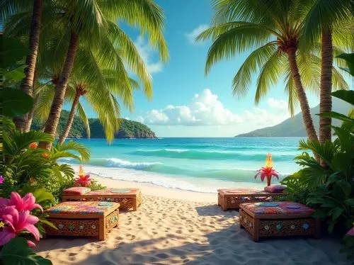 tropical beach,beach landscape,caribbean beach,dream beach,beautiful beaches,paradise beach,beach scenery,beautiful beach,tropical island,caribbean,umbrella beach,the caribbean,tropical sea,tropics,mountain beach,paradises,hawaii,coconut trees,castaway beach,beachfront,Photography,General,Realistic