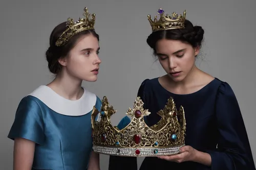 Create a thrilling scene where Mal, Evie, and Uma team up to retrieve a stolen crown.,crowns,swedish crown,crown render,queen crown,crown silhouettes,the crown,crown icons,monarchy,royal crown,princes