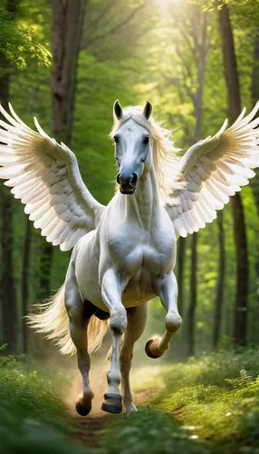 pegasus,unicorn background,dream horse,albino horse,a white horse,unicorn art,golden unicorn,unicorn,weehl horse,mythical creature,alpha horse,spring unicorn,my little pony,arabian horse,galloping,horse running,white horse,pony mare galloping,mustang horse,equine,Photography,General,Commercial