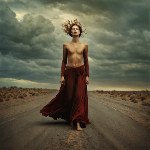 conceptual photography,girl in a long dress,photo manipulation,girl on the dune,photomanipulation,woman thinking,woman walking,transfusion,little girl in wind,gypsy soul,image manipulation,woman,womanhood,photoshop manipulation,desert rose,sorceress,warrior woman,priestess,hoopskirt,shamanism,Photography,Artistic Photography,Artistic Photography 14