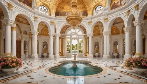 marble palace,venetian hotel,floor fountain,venetian,ritzau,hamam,montecarlo,palladianism,dolmabahce,vittoriano,hammam,palatial,emirates palace hotel,sheikh zayed grand mosque,archly,yazd,europe palace,reflecting pool,grandeur,sheihk zayed mosque,Unique,Design,Knolling